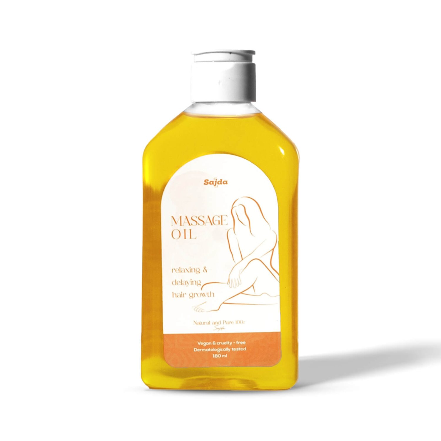 زيت مساج لتأخير نمو الشعر  بزيت السعد