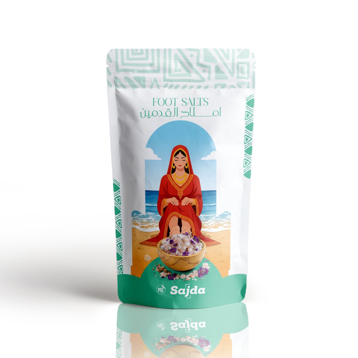 املاح البديكير الفوارة